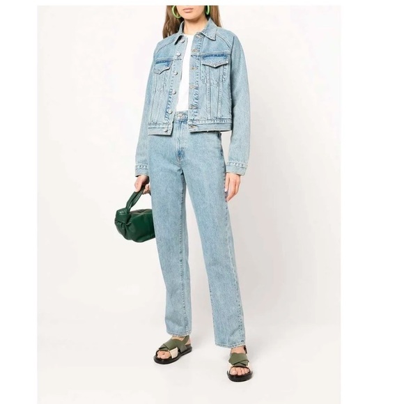 SLVRLAKE Raglan Trucker Jean Jacket Medium - Picture 10 of 10